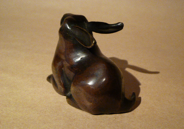 古美術 川﨑 - 古銅うさぎ文鎮 | 古美術品専門サイト fufufufu.com