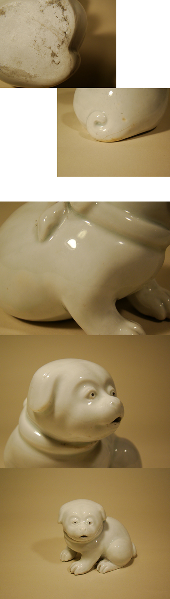 古童 - 平戸 白磁 犬 水滴 | 古美術品専門サイト fufufufu.com