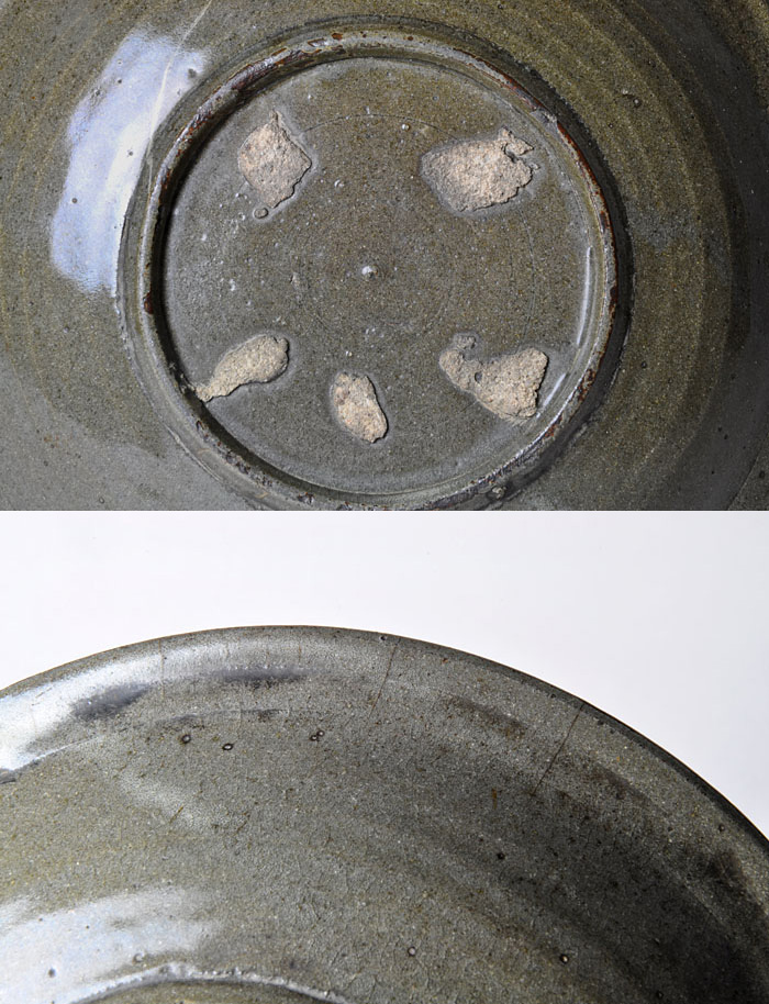希少　江戸初期　古八代象嵌花文　平鉢　菓子皿 古美術 肥後 - 古八代<br>象嵌花文 平鉢 | 古美術品専門サイト