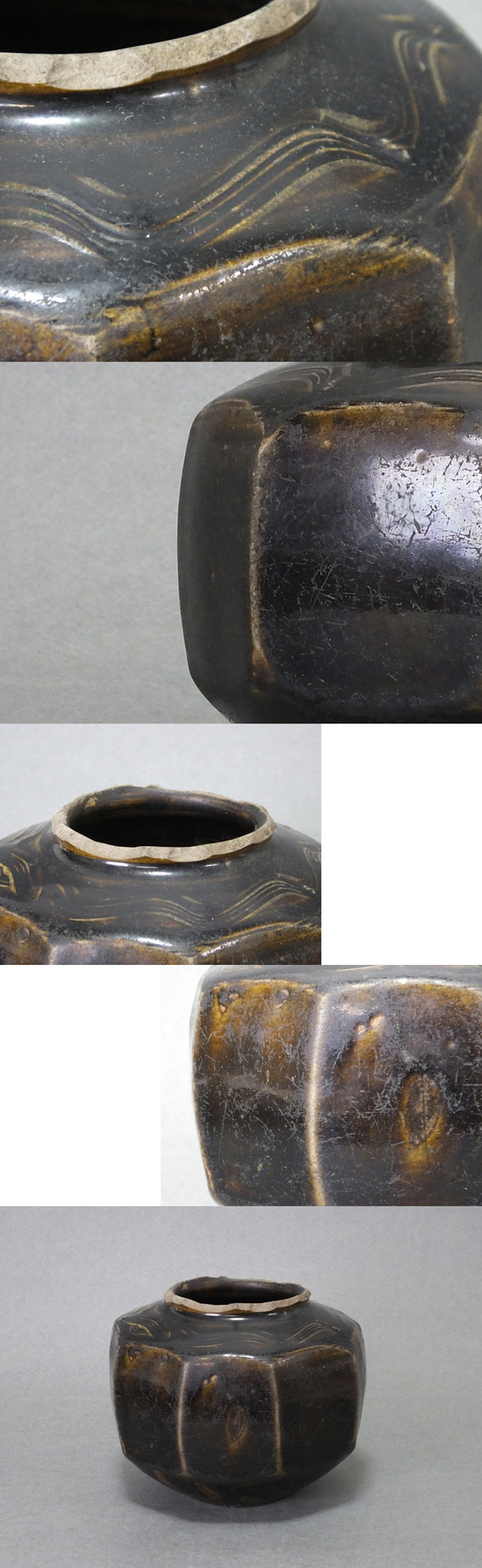古童 - 朝鮮 飴釉 面取壺 | 古美術品専門サイト fufufufu.com