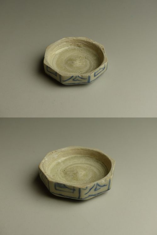 古美術 猫 - 安南染付面取草文香合 | 古美術品専門サイト fufufufu.com