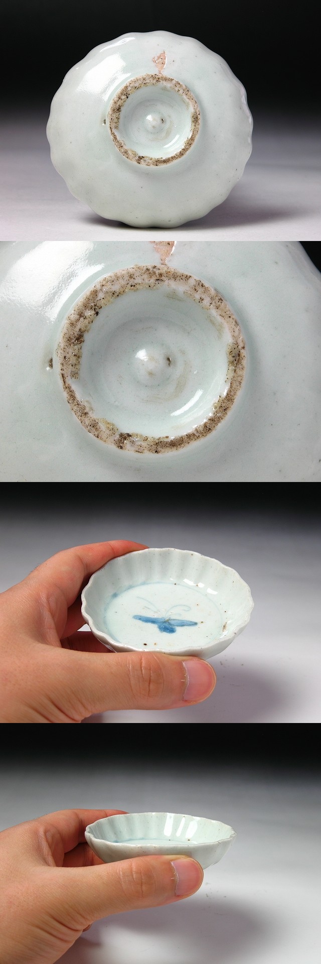 古美術 三樹 - 初期伊万里 蝶文平盃 | 古美術品専門サイト fufufufu.com