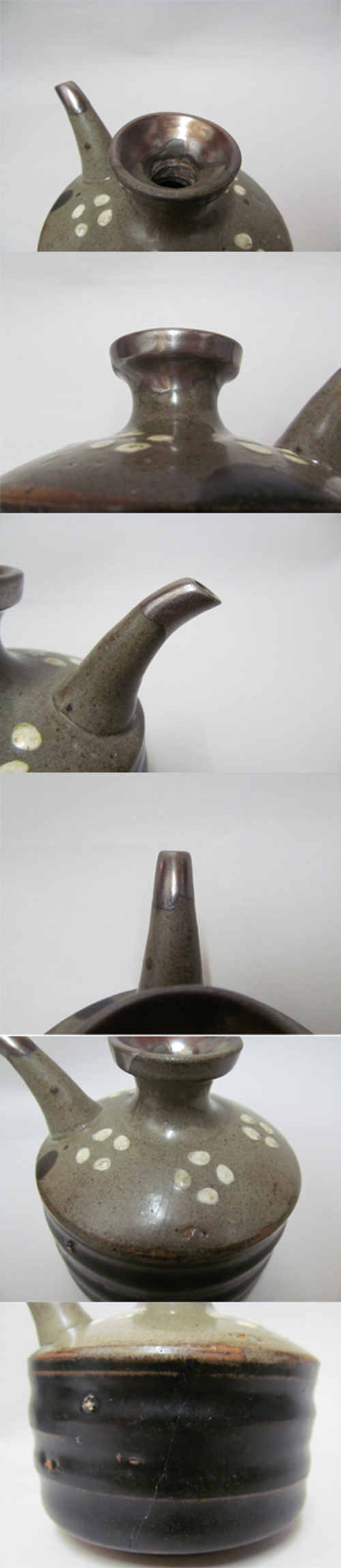 古美術 観宝堂 - 壺屋焼花文カラカラ | 古美術品専門サイト fufufufu.com