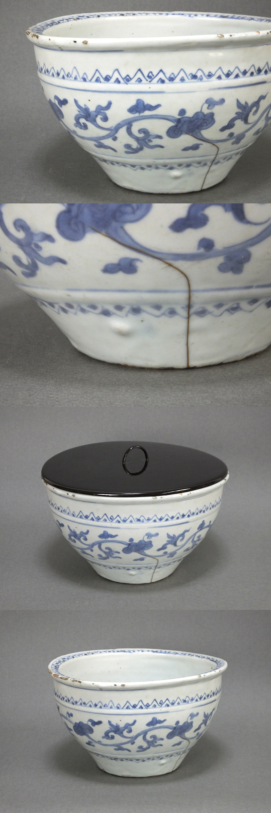 古童 - 古染付 唐草文 水指 | 古美術品専門サイト fufufufu.com