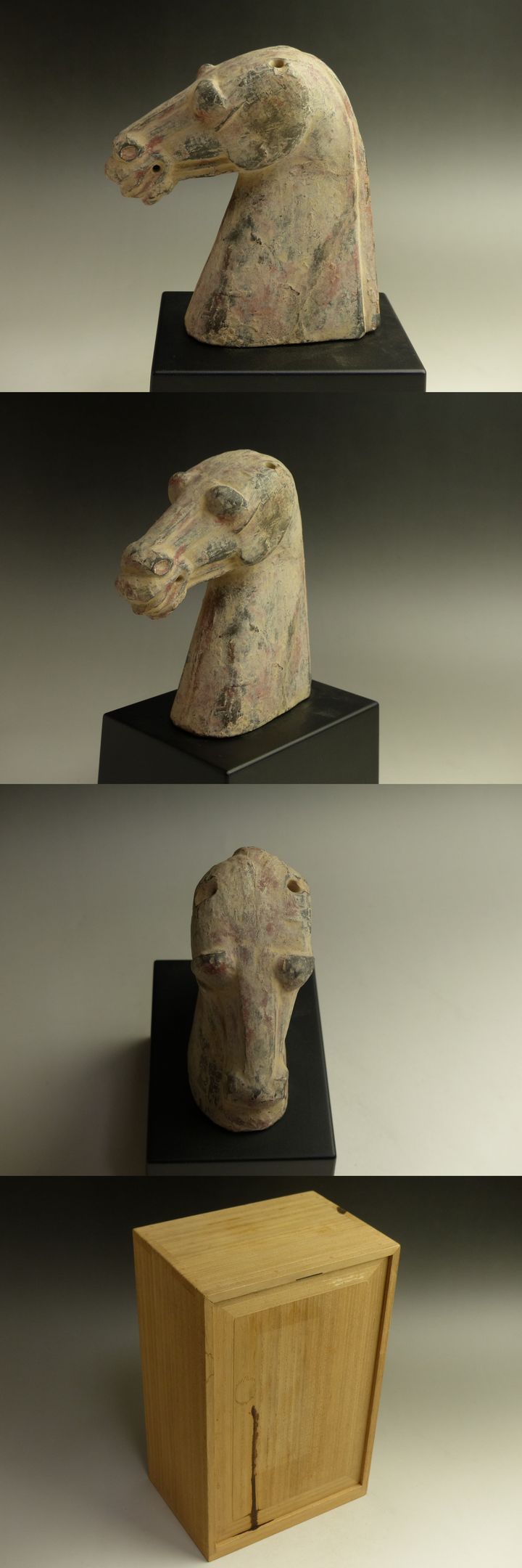 古美術 猫 - 漢加彩馬頭部 | 古美術品専門サイト fufufufu.com 古美術 猫 - 漢加彩馬頭部 | 古美術品専門サイト fufufufu.com
