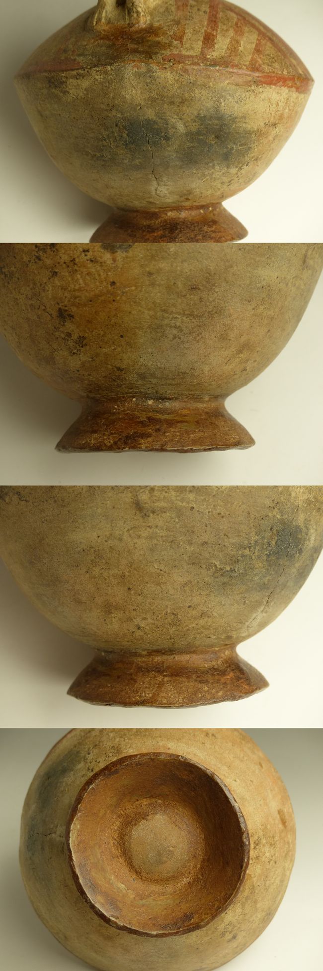【段々値下】逸品モチェ文化の土器（レプリカ）　ヴィンテージ物　素敵なオマケ有 慶應◇プリミティブアート展 古代アンデス文明の産物 モチェ文化