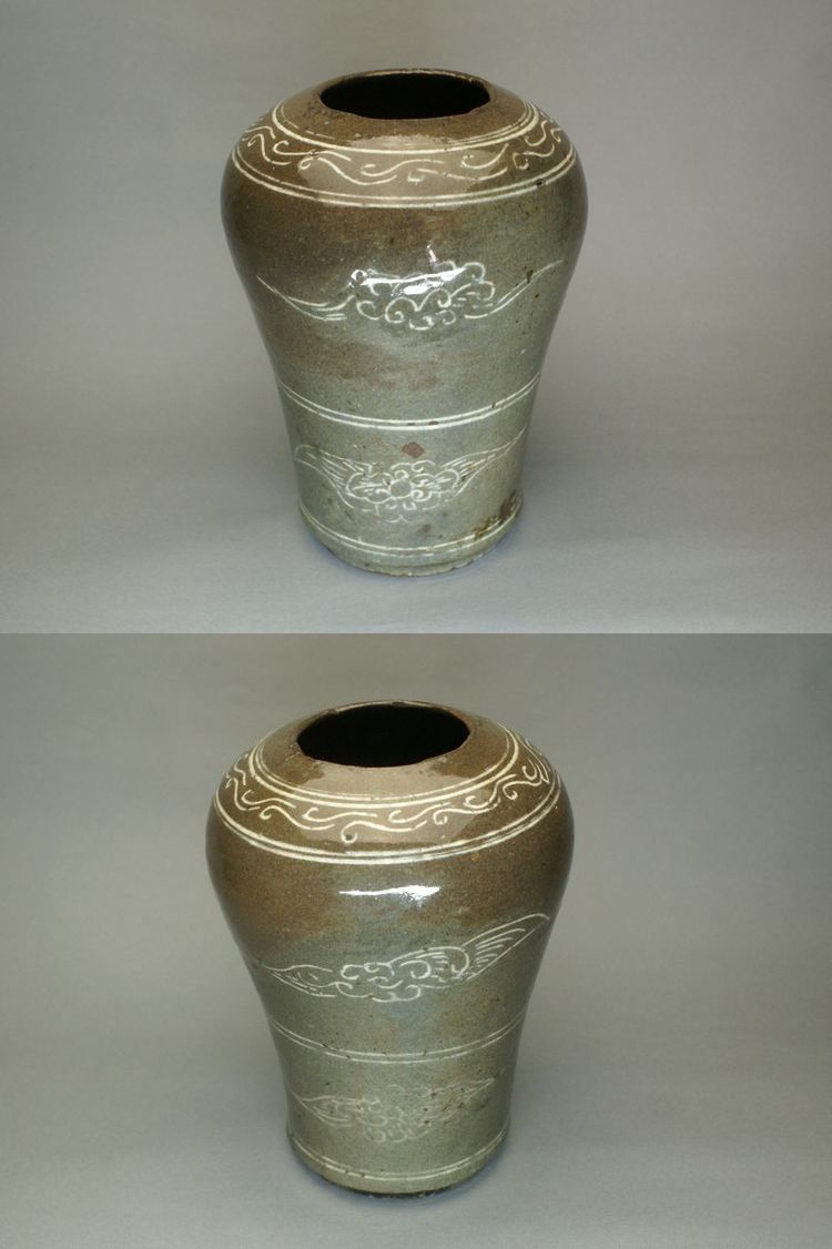 白象嵌 筒茶碗 茶道具 古美術 酒器 茶碗 古道具 アンティーク 白象嵌 八代焼 茶盌俵形三島 高橋道八 – 高級陶器の専門店【甘木道】