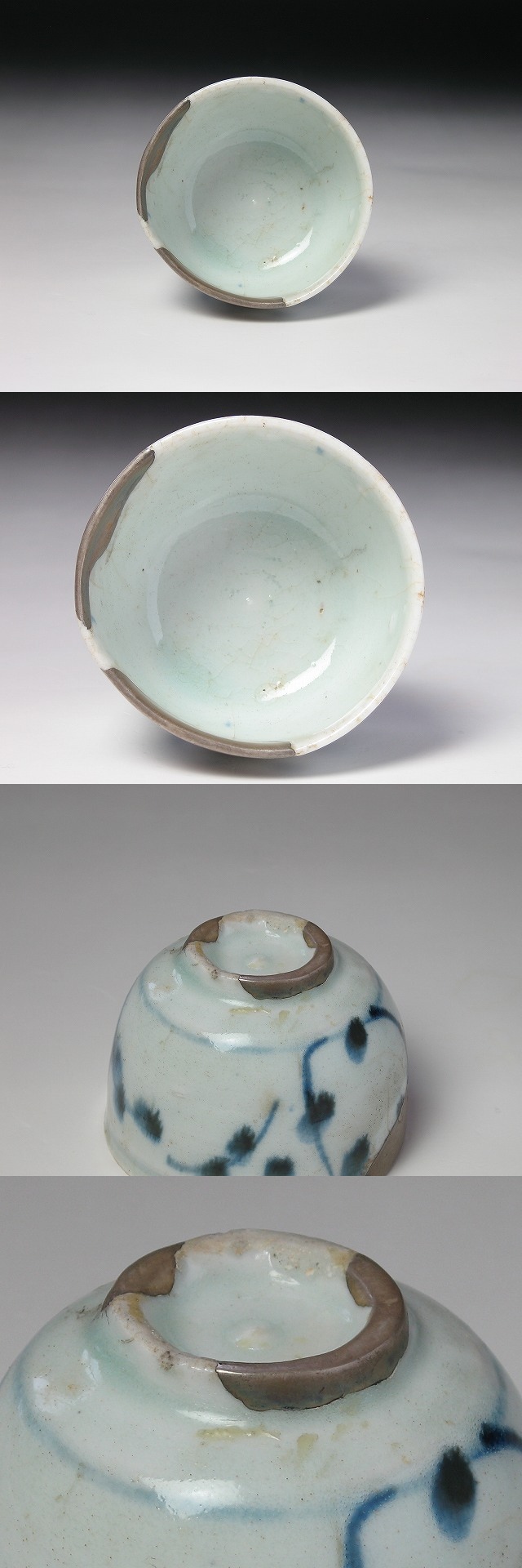 美しい古美術◆蔵から古伊万里焼と思われる古そうな盃が出て来ました。 美しい古美術◇蔵から古伊万里焼と思われる古そうな盃