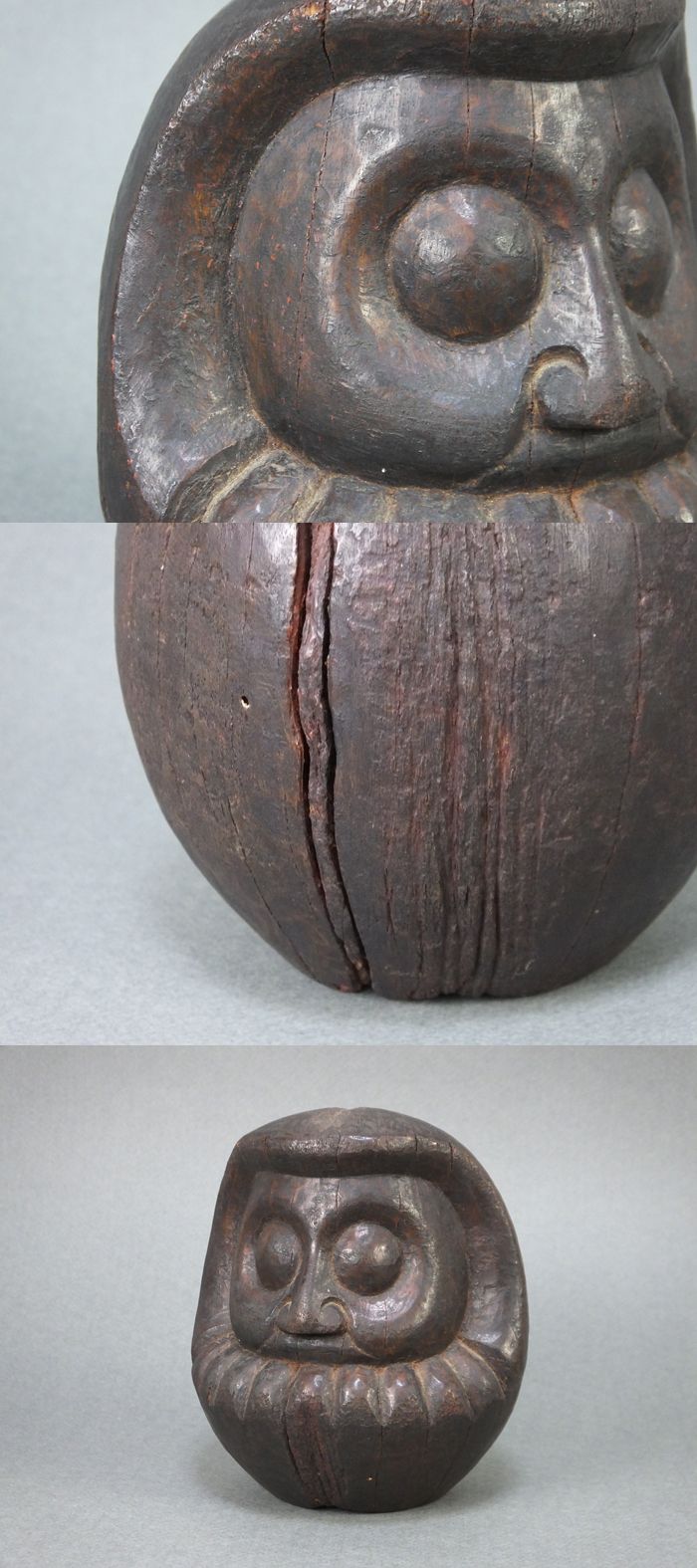 古童 - 張り子 達磨 木型 | 古美術品専門サイト fufufufu.com