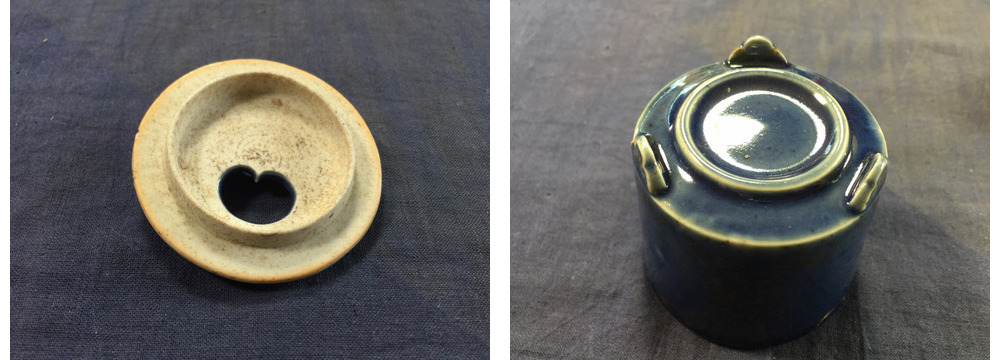 ギャラリー辰巳 - 古伊万里 瑠璃香炉 | 古美術品専門サイト fufufufu.com