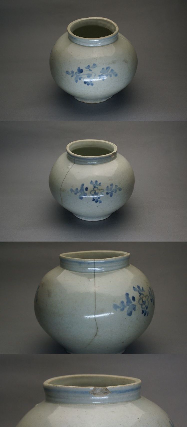 東中野 - 李朝 花文丸壺 | 古美術品専門サイト fufufufu.com