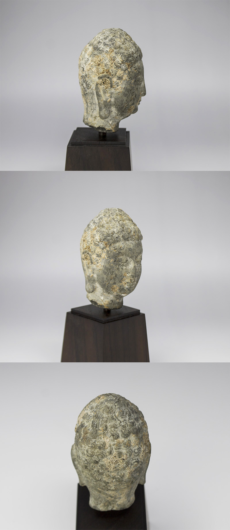 古美術 吉戸 - 北斉時代石仏小型仏頭 | 古美術品専門サイト