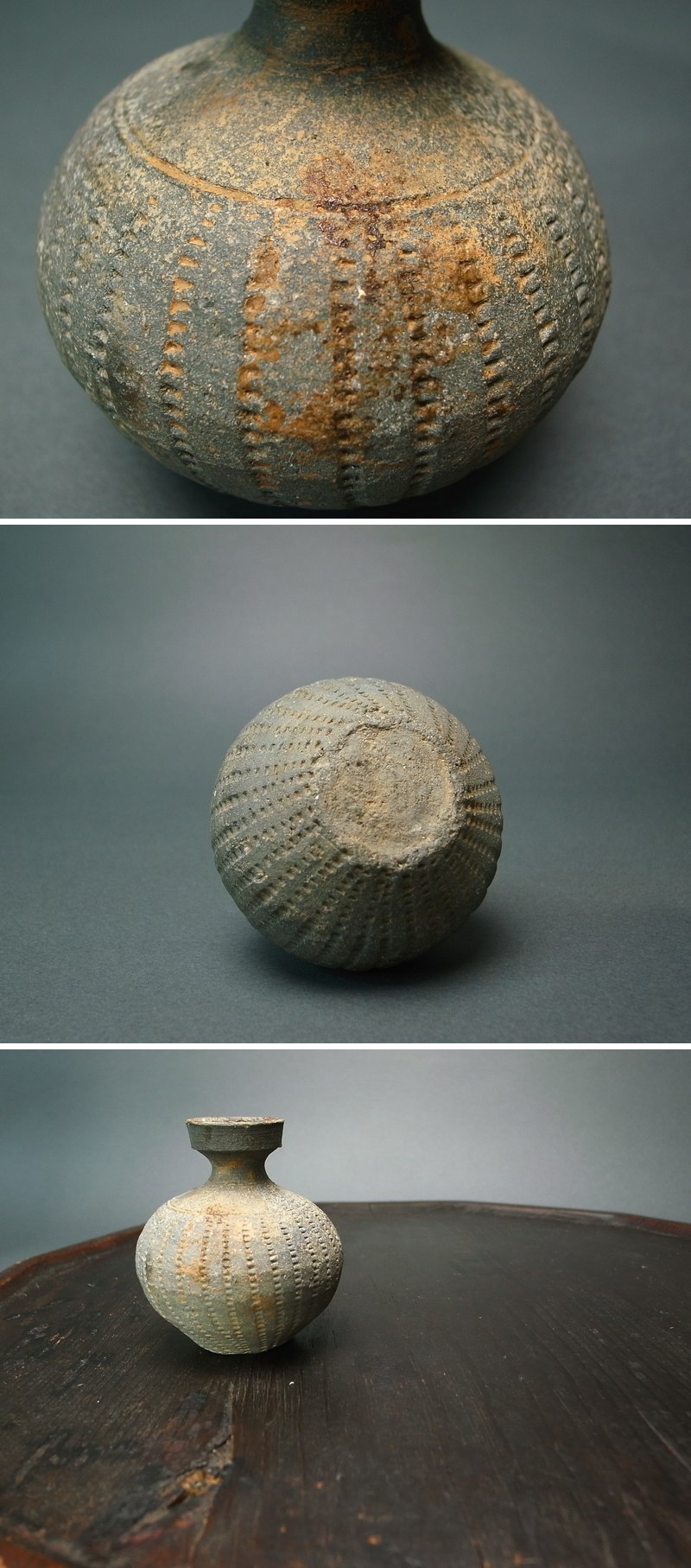 長谷雄堂 - 新羅印花文土器 | 古美術品専門サイト fufufufu.com