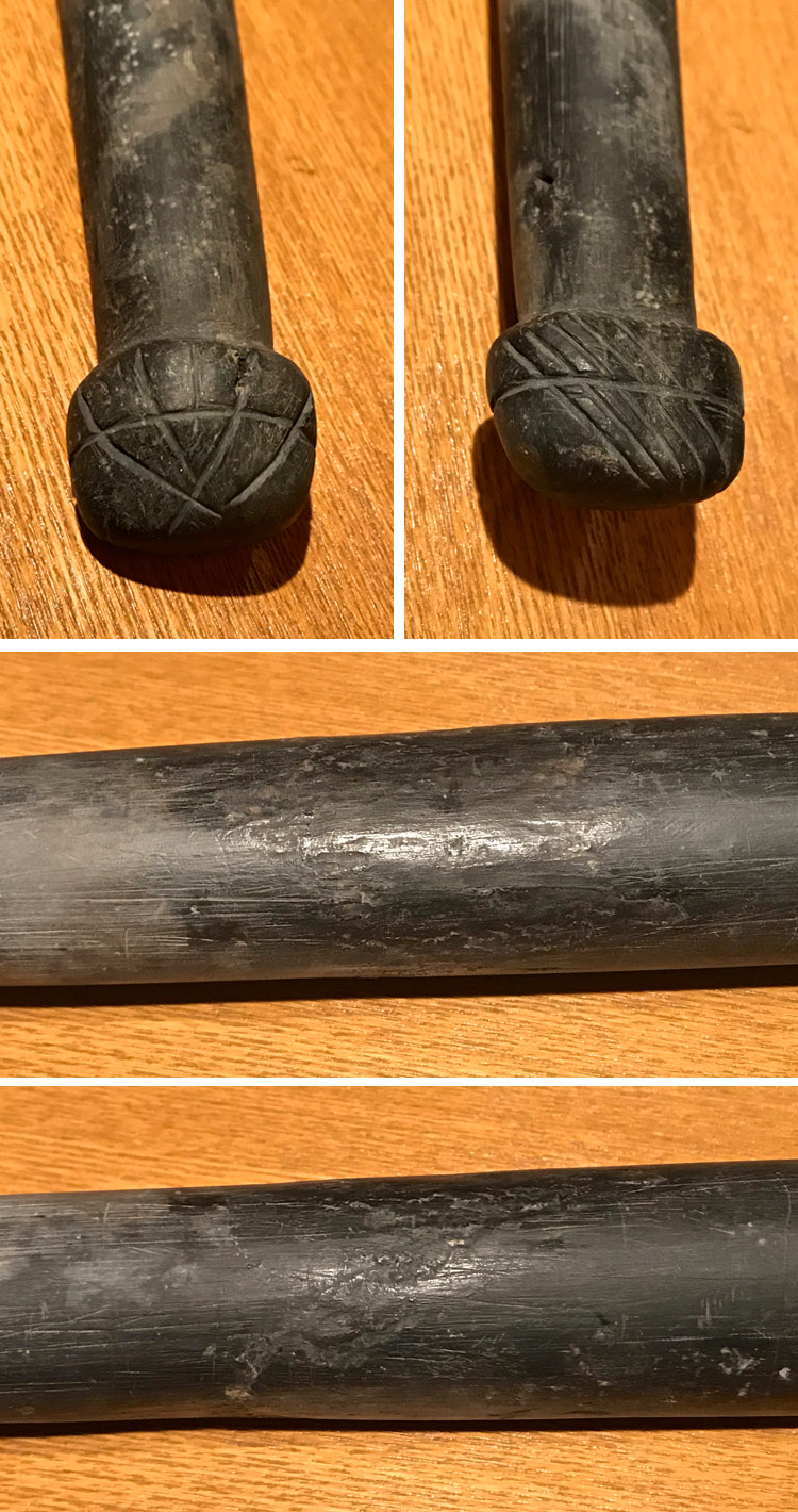 風招 - 全長80cm 縄文両頭石棒 | 古美術品専門サイト fufufufu.com