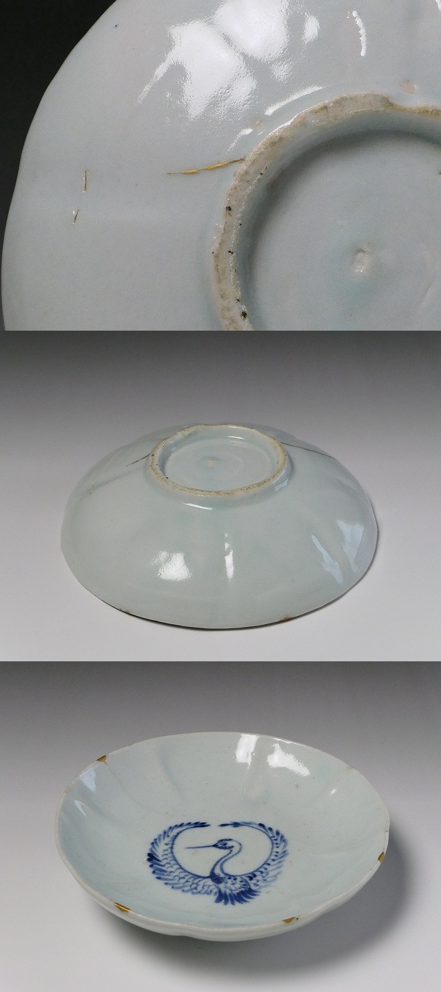 古美術 三樹 - 初期伊万里 鶴文皿 | 古美術品専門サイト fufufufu.com