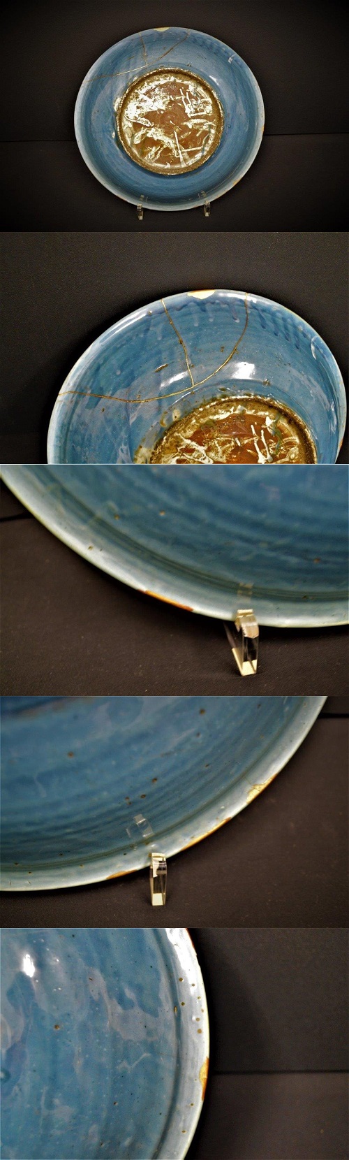 大熊美術 - 瑠璃釉餅花手大鉢 | 古美術品専門サイト fufufufu.com