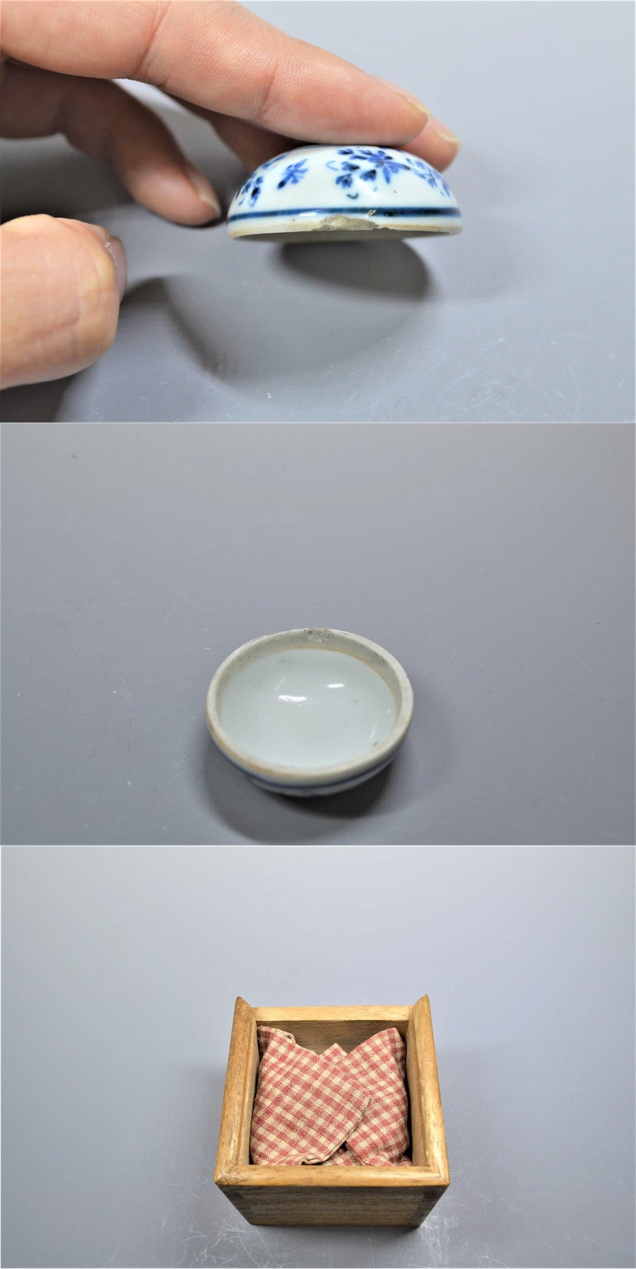 大熊美術 - 青花草花文香合 | 古美術品専門サイト fufufufu.com