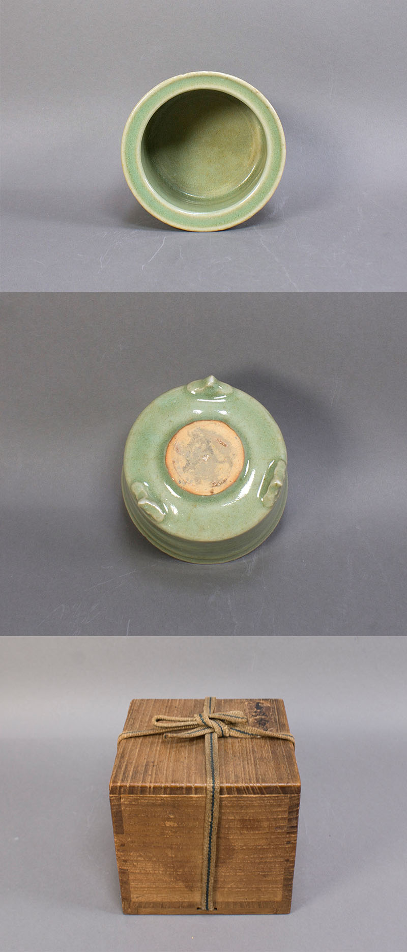 古美術 吉戸 - 龍泉青磁三足香炉 | 古美術品専門サイト fufufufu.com