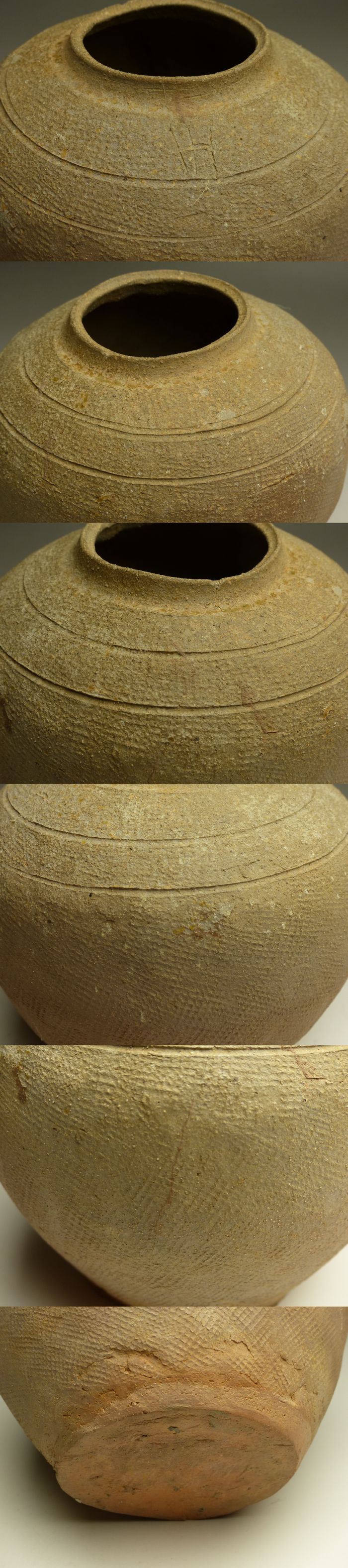 古美術 猫 - 灰陶印文壺 | 古美術品専門サイト fufufufu.com
