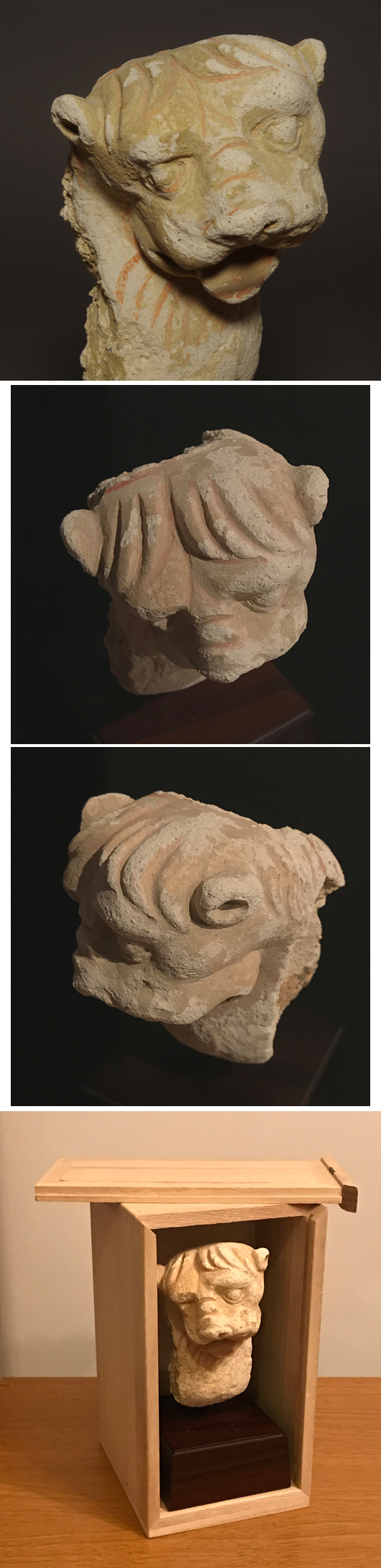 風招 - ハッダ獅子<br>ストゥッコ | 古美術品専門サイト fufufufu.com