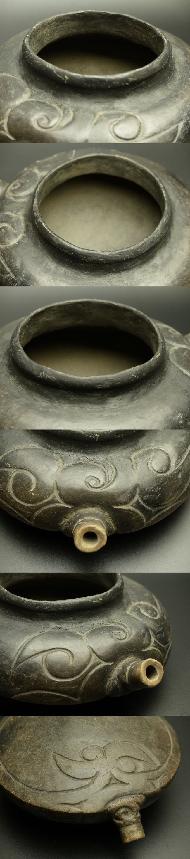 古美術 猫 - 縄文注口土器壺 | 古美術品専門サイト fufufufu.com