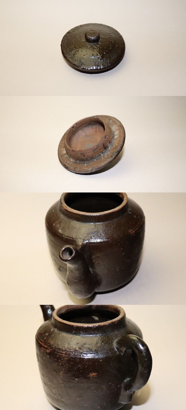 中国　黒釉　水注　送料込み1017 中国 磁州窯 黒釉 釉垂 水注 執壷 V R9825の通販 by takaryo123's shop