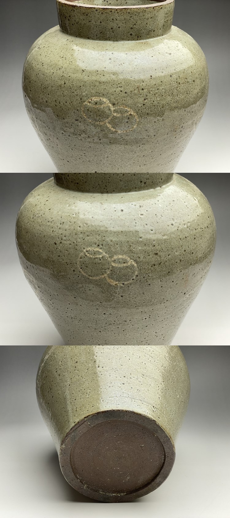 珍品 八代焼 つぼつぼ壺 骨董 古道具