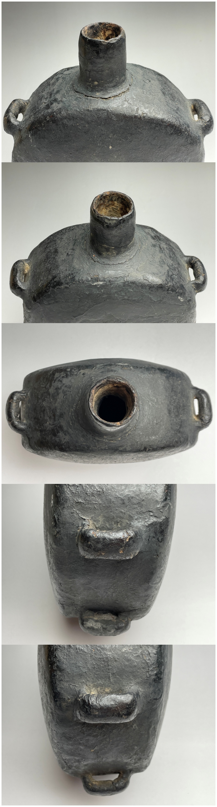 李朝　紙筒 古美術 猫 - 李朝紙貼水筒 | 古美術品専門サイト fufufufu.com