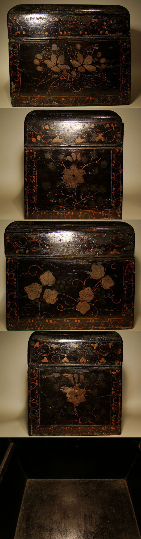 古童 - 浄法寺 鶴亀唐草文 蓬莱箱 | 古美術品専門サイト fufufufu.com