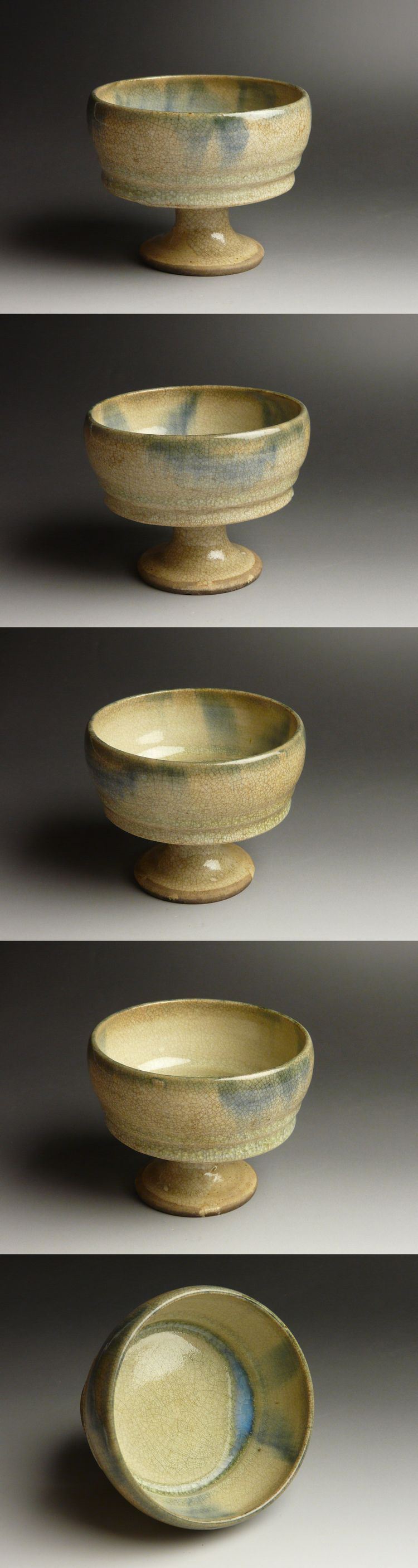 古美術 猫 - 御深井灰釉台鉢 | 古美術品専門サイト fufufufu.com
