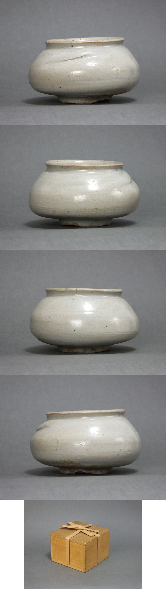 古童 - 朝鮮 堅手 見立 塩笥茶碗 | 古美術品専門サイト fufufufu.com