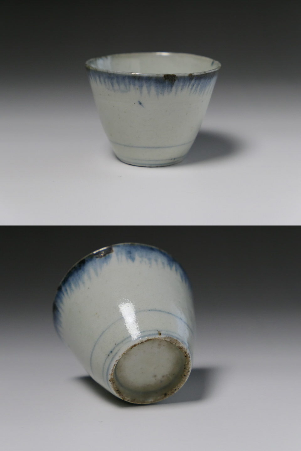 古美術 三樹 - 雨降文 蕎麦猪口 | 古美術品専門サイト fufufufu.com