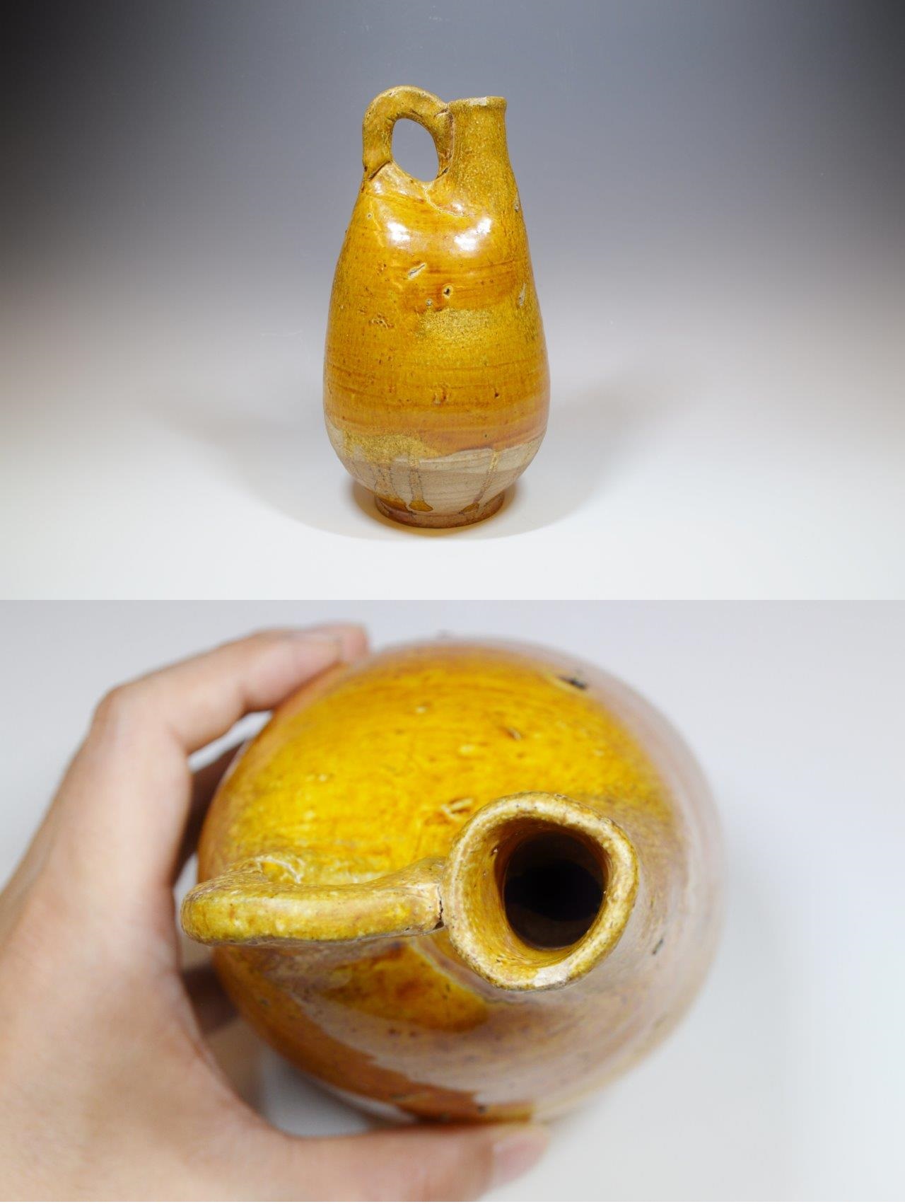 大熊美術 - 褐釉鶏冠壺 | 古美術品専門サイト fufufufu.com
