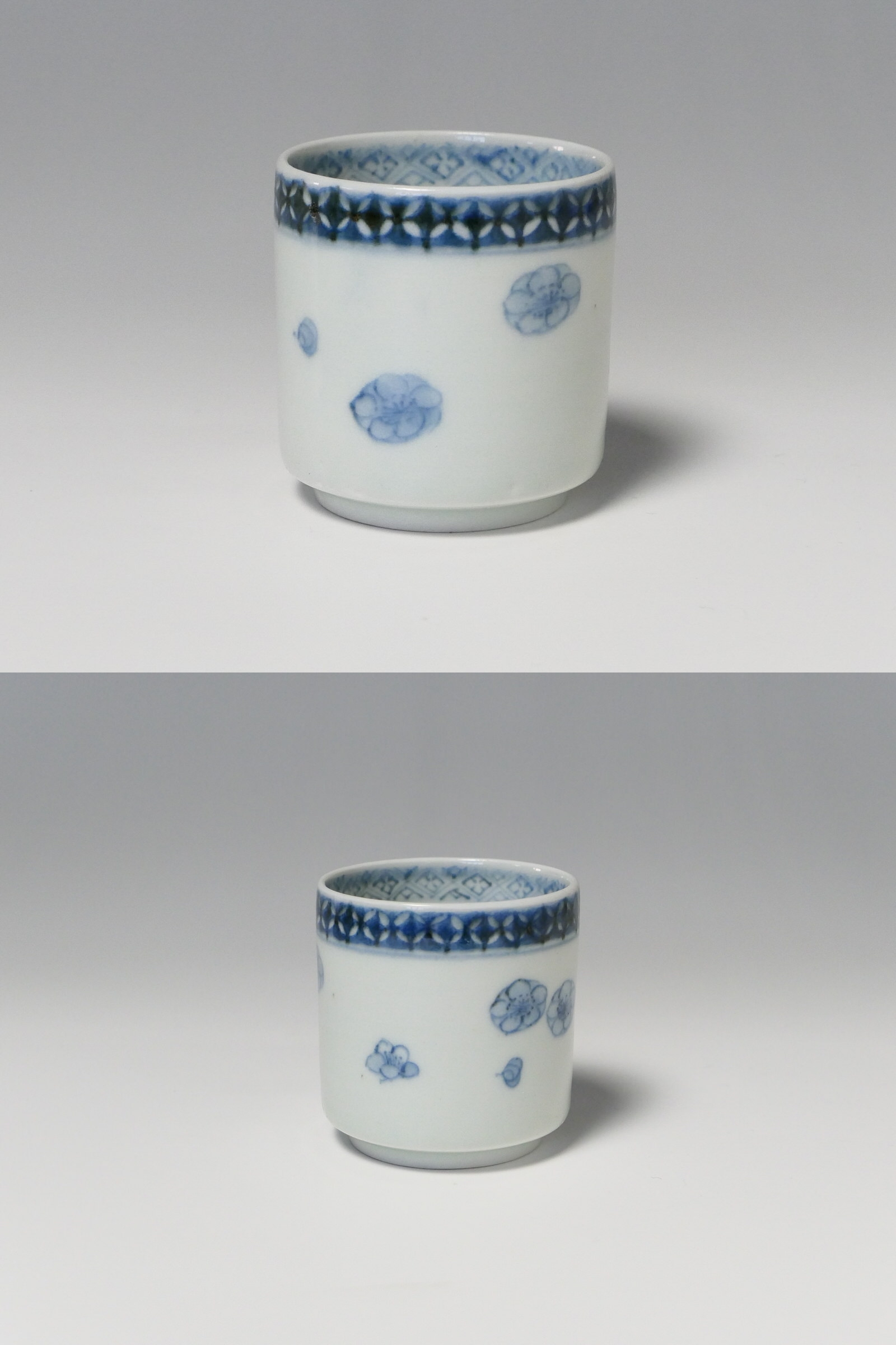 古美術 三樹 - 古伊万里 梅花文覗き猪口 | 古美術品専門サイト