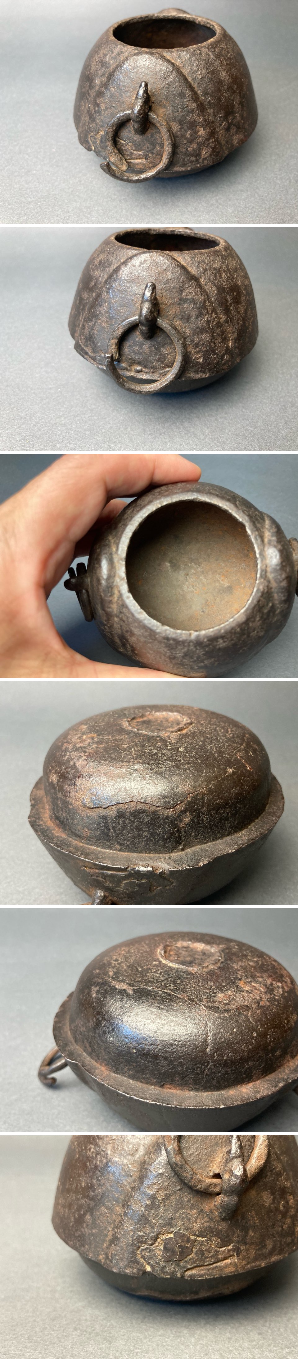 長谷雄堂 - 茶釜形香炉 | 古美術品専門サイト fufufufu.com