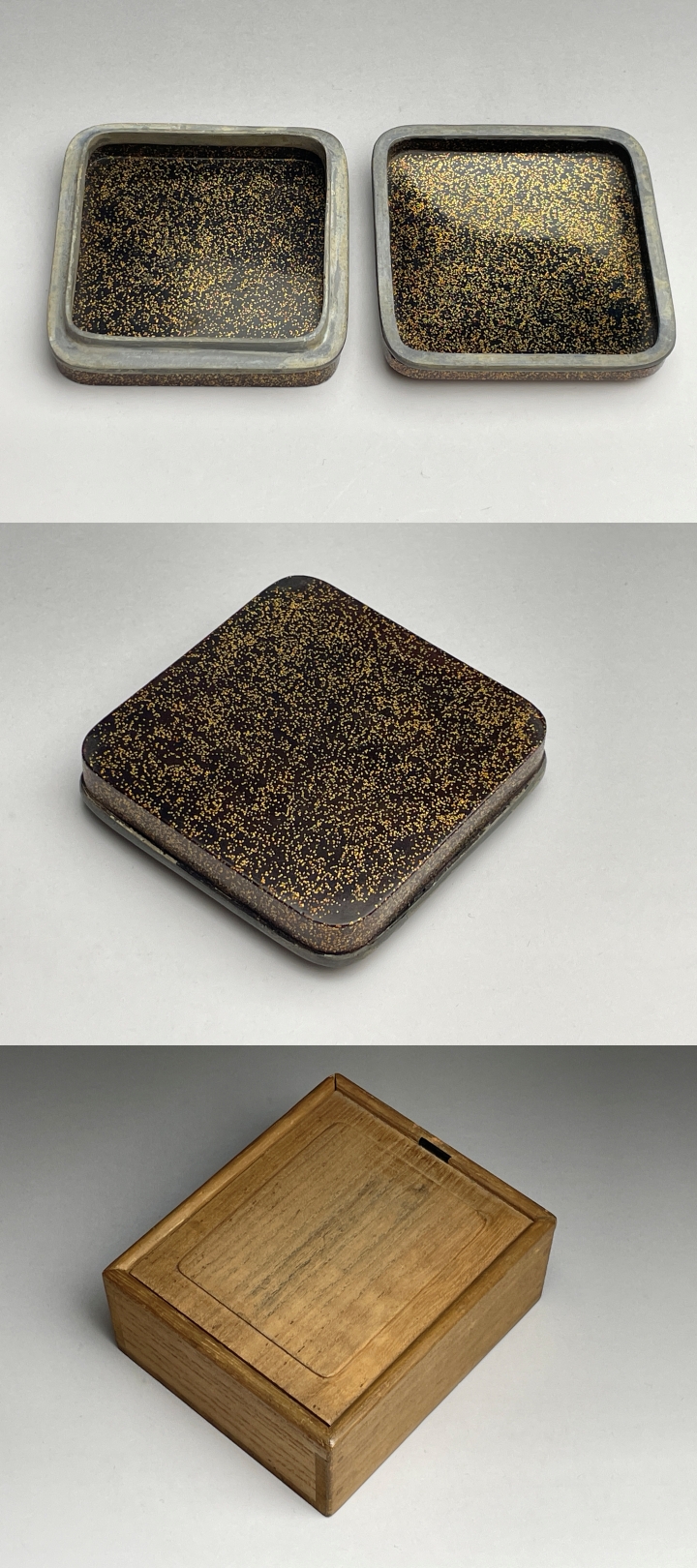 古美術 猫 - 蒔絵仙人図錫縁香合 | 古美術品専門サイト fufufufu.com