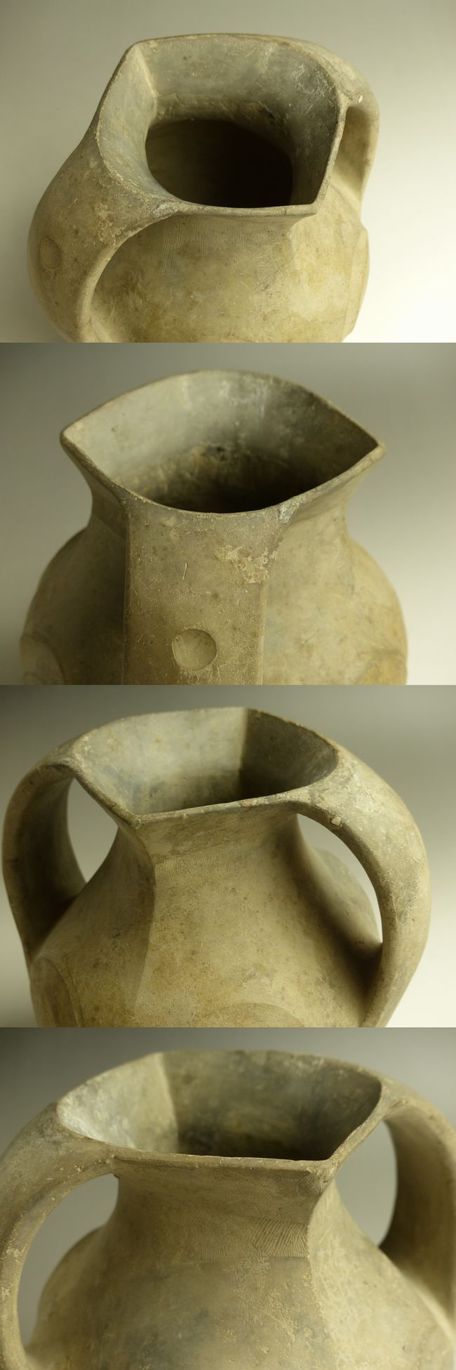 古美術 猫 - 漢うず文双耳壺 | 古美術品専門サイト fufufufu.com