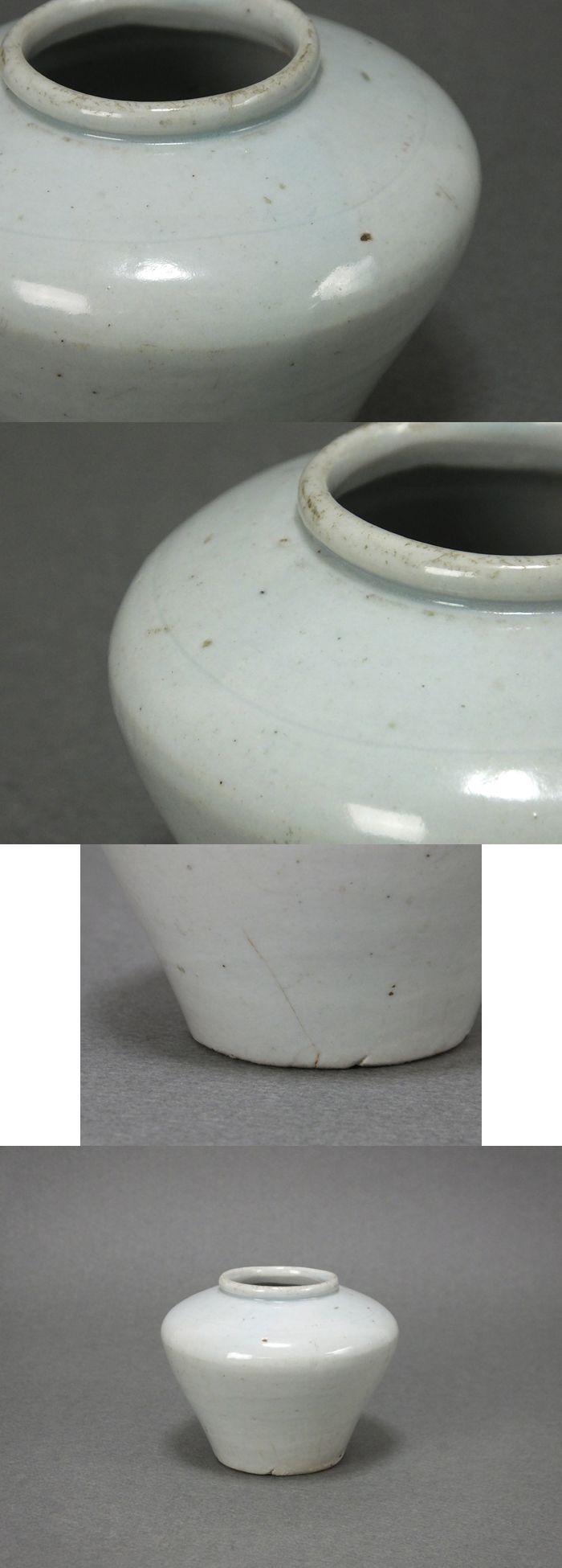 古童 - 朝鮮 前期白磁 小壺 | 古美術品専門サイト fufufufu.com